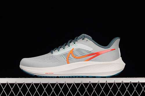 【280】[DH4071-003]-[AIR ZOOM PEGASUS 39 LIGHT GREY/DARK GREEN/ORANGE]-[MAN:39-45]