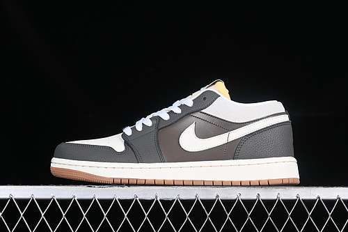 【260】[FD0399-004]-[AIR JORDAN 1 LOW SNKRS DAY KOREA 2023 WHITE/GREY/BROWN]-[WOMAN:36-39]-[MAN:40-46]