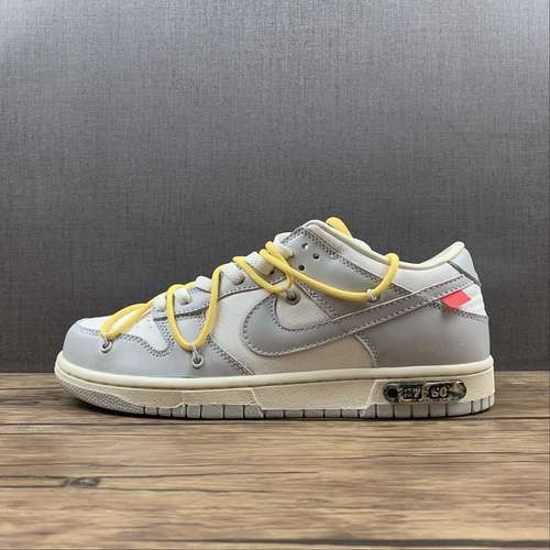 【360】[DM1602-120]-[OW X SB DUNK LOW LOT 27 OF 50 SAIL/NEUTRAL GREY/YELLOW]-[WOMAN:36-39]-[MAN:40-46]