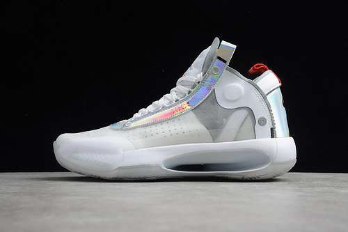 【420】[BQ3381-101]-[AIR JORDAN 34 PF UNITE WHITE/METALLIC SILVER]-[UNISEX:36-46]