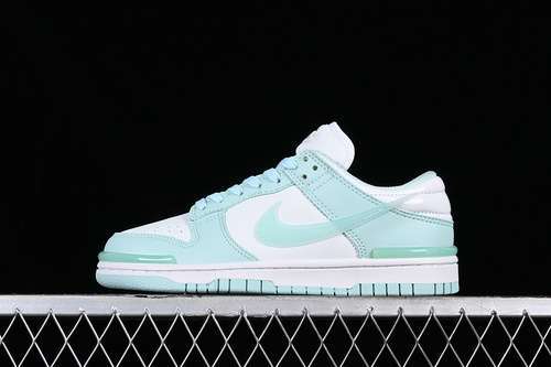 【230】[DZ2794-101]-[DUNK LOW TWIST SUMMIT WHITE/JADE ICE]-[WOMAN:36-39]-[MAN:40-45]