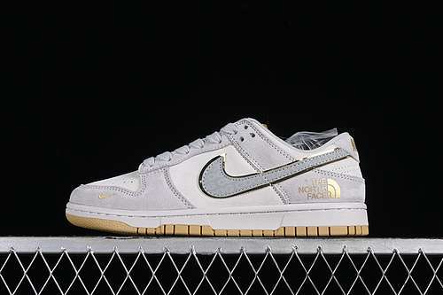 【380】[DQ1098-337]-[DUNK LOW SB CDG WHITE/GREY/GOLD]-[WOMAN:36-39]-[MAN:40-45]