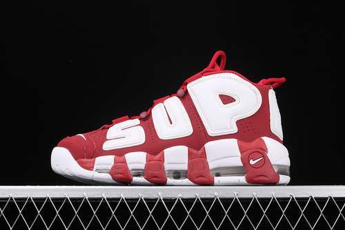 【340】[902290-600]-[SUPREME X AIR MORE UPTEMPO SUPTEMPO VARSITY RED/WHITE]-[MAN:40-46]