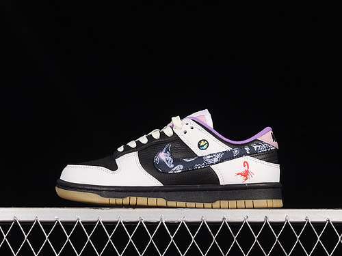 【330】[CT5053-101]-[SB DUNK LOW WHITE/BLACK/PURPLE]-[WOMAN:36-39]-[MAN:40-46]