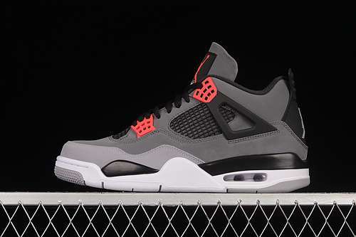 【380】[DH6927-061]-[AIR JORDAN 4 RETRO INFRARED DARK GREY/BLACK/CEMENT GREY]-[MAN:40-47.5]