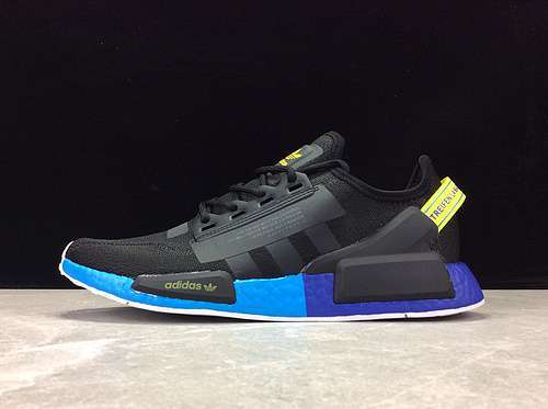 【190】[FX4147]-[NMD R1 V2 CORE BLACK/CARBON-YELLOW/BLUE]-[MAN:39-45]