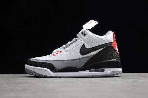 【360】[AQ3835-160]-[AIR JORDAN 3 RETRO TINKER HATFIELD WHITE/BLACK-FIRE RED]-[UNISEX:36-46]