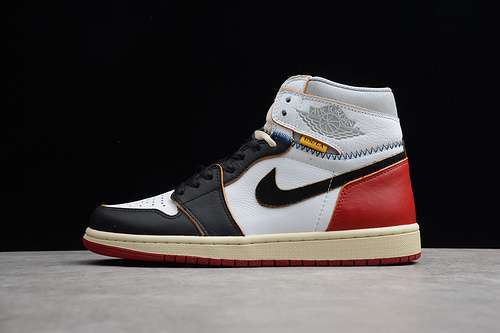 [BV1300-106]-[AIR JORDAN 1 RETRO HIGH NRG/UN-BLACK TOE WHITE/BLACK-VARSITY RED][MAN:40-46][1.3-240]