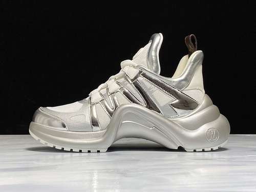 【480】[L*V SCI-FI SNEAKERS WHITE/METALLIC SILVER]-[WOMAN:35-40]