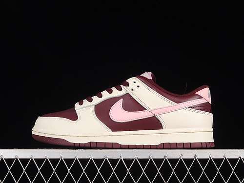 【340】[DR9705-100]-[SB DUNK LOW VALENTINE&#x27;S DAY PALE IVORY/MEDIUM SOFT PINK/NIGHT MAROON]-[3