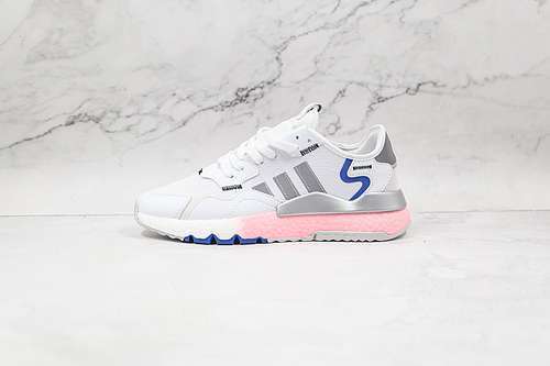 【300】[FY5748]-[NITE JOGGER 2019 BOOST CLOUD WHITE/LIGHT GREY/BLUE-PINK]-[WOMAN:36-39]-[MAN:40-45]
