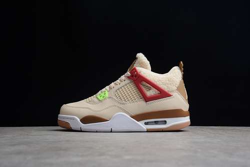 【420】[DH0572-264]-[AIR JORDAN 4 RETRO GS WILD THINGS SAIL/UNIVERSITY RED/HEMP/BARELY VOLT]