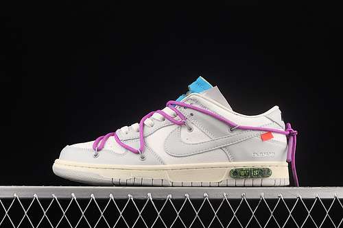 【330】[DM1602-125]-[OFF-WHITE X DUNK LOW LOT 47 OF 50 SAIL/NEUTRAL GREY]-[WOMAN:36-39]-[MAN:40-45]