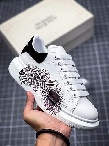 [ALE*XANDER MCQUEEN SOLE SNEAKERS WHITE/BLACK/WHITE]-[WOMAN:35-39]-[MAN:40-45]