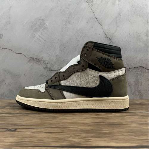 【400】[CD4487-100]-[TRAVIS SCOTT X AIR JORDAN 1 RETRO HIGH OG SAIL/DARK MOCHA-UNIVERSITY RED-BLACK]