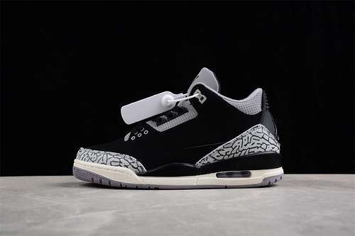 【400】[CK9246-001]-[AIR JORDAN 3 RETRO OFF NOIR/BLACK/COCONUT MILK/CEMENT GREY]-[MAN:40-47.5]