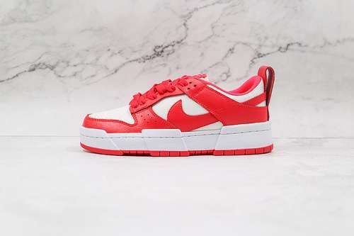 【280】[CK6654-601]-[SB DUNK LOW DISRUPT SIREN RED/SIREN RED-WHITE]-[WOMAN:36-40]