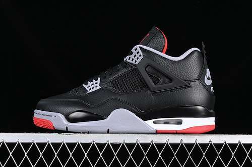 【400】[FV5029-006]-[AIR JORDAN 4 RETRO BRED REIMAGINED WHITE/BLACK/GREY/RED]-[UNISEX:36-47.5]