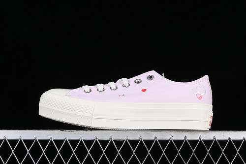 【240】[A09115C]-[CONVERSE ALL STAR LIFT WHITE/PINK/PURPLE]-[WOMAN:35-40]