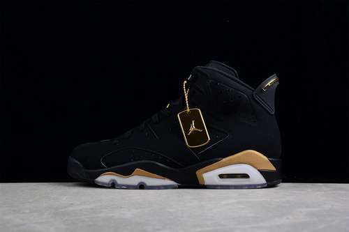 【450】[CT4954-007]-[AIR JORDAN 6 RETRO DEFINING MOMENTS 2020 BLACK/METALLIC GOLD]-[MAN:40-47.5]