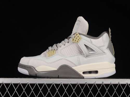【340】[DV3742-021]-[AIR JORDAN 4 RETRO CRAFT PHOTON DUST/PALE VANILLA/OFF WHITE/GREY FOG/FLAT PEWTER]