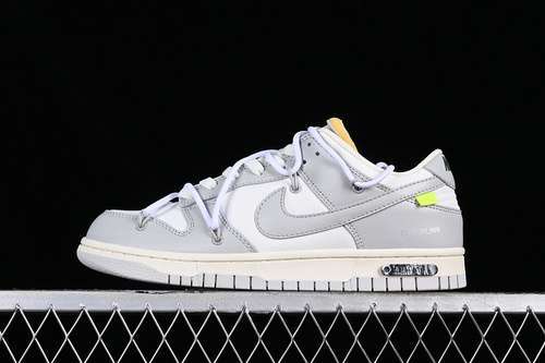 【270】[DM1602-123]-[OFF WHITE X DUNK LOW LOT 49 OF 50 SAIL/NEUTRAL GREY/WHITE]-[UNSIZE:36-47.5]