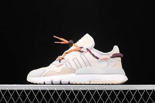 【280】[FX3239]-[NITE JOGGER BEYONCE IVY PARK ECRU TINT/GREY/SOLAR ORANGE]-[UNISEX:36-45]