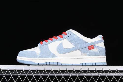 【330】[LE0021-005]-[SB DUNK LOW LEVIS WHITE/BLUE]-[WOMAN:36-39]-[MAN:40-45]