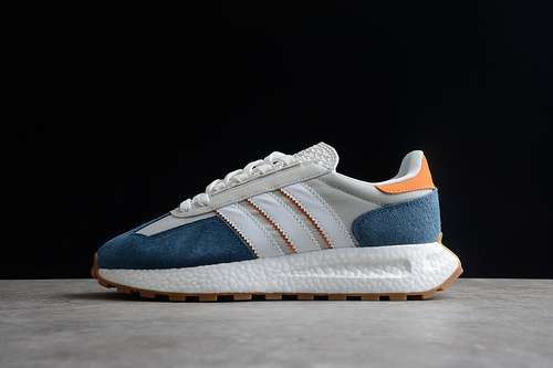 【280】[GW0559]-[RETROPY E5 SHOES ORBIT GREY/CLOUD WHITE/ALTERED BLUE]-[WOMAN:36-39]-[MAN:40-45]