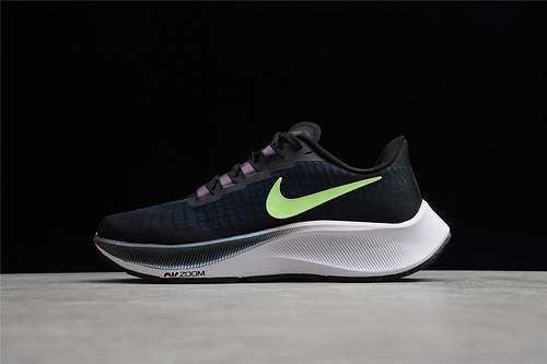 【280】[BQ9646-001]-[AIR ZOOM PEGASUS 37 BLACK/VALERIAN BLUE/SPRUCE AURA/GHOST GREEN]-[UNISEX:36-45]