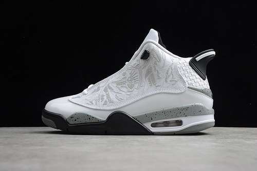 【340】[311046-105]-[AIR JORDAN DUB ZERO WHITE/CEMENT GREY/BLACK]-[MAN:40-45]
