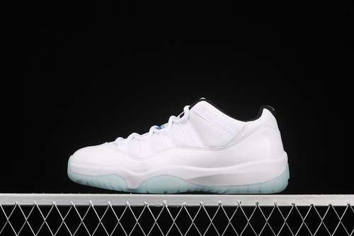 【440】[AV2187-117]-[AIR JORDAN 11 LOW WHITE/WHITE-BLACK-LEGEND BLUE]-[MAN:40-46]