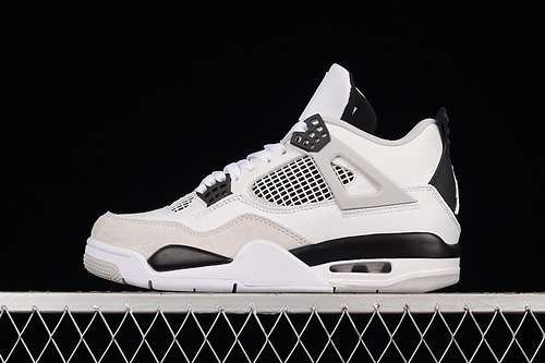 【300】[DH6927-111]-[AIR JORDAN 4 RETRO MILITARY BLACK/WHITE/GREY]-[MAN:40-47.5]
