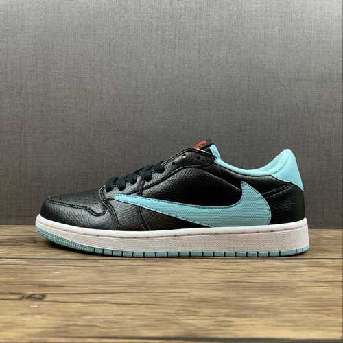 【300】[DH7614-001]-[TRAVIS SCOTT X FRAGMENT X AIR JORDAN 1 LOW BLACK/COPA/WHITE/CHILE RED]