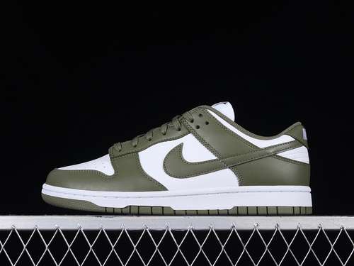 【430】[DD1503-120]-[DUNK LOW SB WHITE/MEDIUM OLIVE/WHITE]-[WOMAN:36-39]-[MAN:40-47.5]
