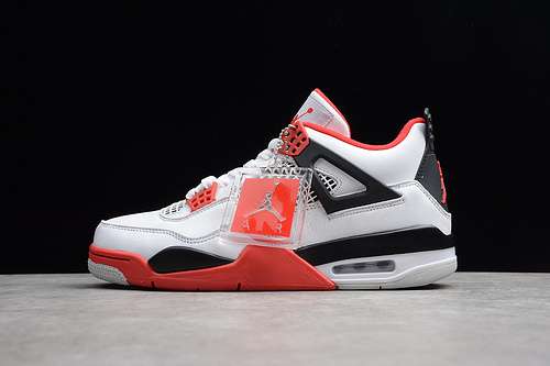 [A308497-110]-[AIR JORDAN 4 RETRO 2012 RELEASE WHITE/VARSITY RED-BLACK]-[MAN:40-47.5]-[OG00218]