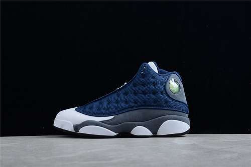 【550】[414571-401]-[AIR JORDAN 13 RETRO FLINT 2010 UNIVERSITY BLUE/FLINT GREY/WHITE]-[MAN:40.5-46]