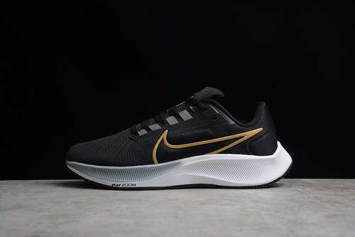 【280】[CW7358-004]-[AIR ZOOM PEGASUS 38 BLACK/THUNDER BLUE/ASHEN SLATE/METALLIC GOLD COIN]