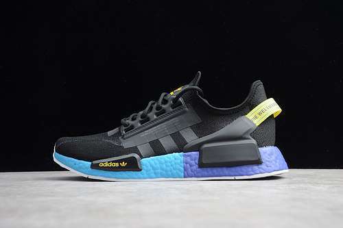 【290】[FX4147]-[NMD_R1 V2 CORE BLACK/CARBON-SHOCK YELLOW]-[WOMAN:36-39]-[MAN:40-44]