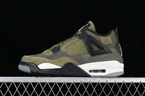 【320】[FB9927-200]-[AIR JORDAN 4 SE CRAFT MEDIUM OLIVE WHITE/BLACK/GREEN]-[MAN:40-47.5]