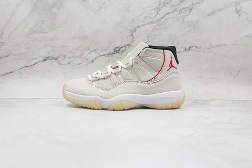 【480】[378037-016]-[AIR JORDAN 11 RETRO PLATINUM TINT/SAIL-UNIVERSITY RED]-[MAN:40-47.5]