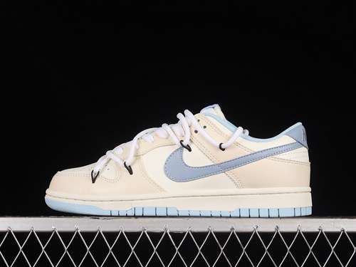 【300】[DD1503-123]-[DUNK LOW WHITE/BEIGE/BLUE]-[WOMAN:36-39]-[MAN:40-46]
