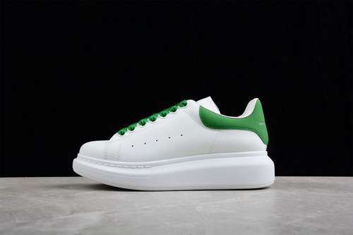 【520】[ALE*XANDER MC*QUEEN SHOES WHITE/WHITE/GREEN]-[WOMAN:35-39]-[MAN:40-45]
