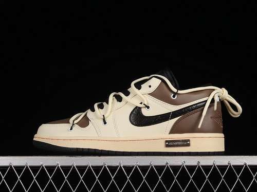 【320】[553558-062]-[AIR JORDAN 1 LOW BEIGE/BROWN/BLACK]-[WOMAN:36-39]-[MAN:40-47.5]