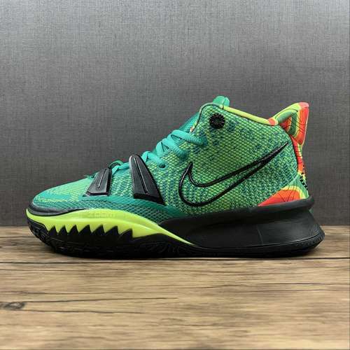 【280】[CQ9327-300]-[KYRIE 7 EP WEATHERMAN STADIUM GREEN/VOLT/TOTAL ORANGE/BLACK]-[MAN:40-46]