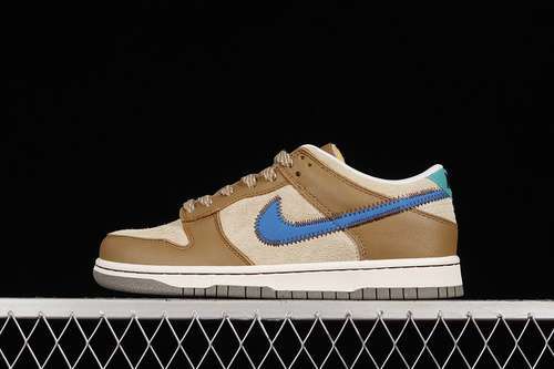 【330】[DO6712-200]-[SIZE? X DUNK LOW &#x27;DARK DRIFTWOOD&#x27;DARK BROWN /BLUE]-[UNISEX:36-4