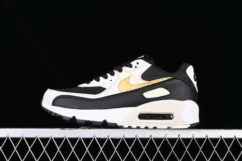 【250】[DB9578-001]-[AIR MAX 90 WHITE/BLACK/GOLD/GREY]-[WOMAN:36-40]