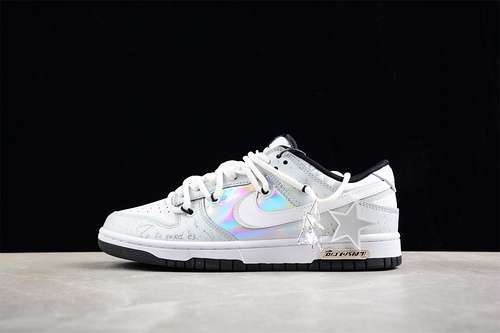 【380】[DD1391-100]-[DUNK LOW SB WHITE/GREY/BLUE]-[WOMAN:36-39]-[MAN:40-46]