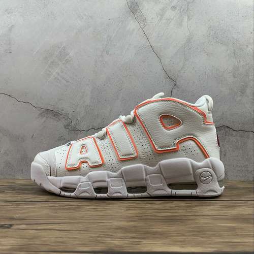 【350】[DH4968-100]-[AIR MORE UPTEMPO SUNSET SUMMIT WHITE/WHITE/BRIGHT MANGO/RED PLUM]-[UNISEX:36-45]