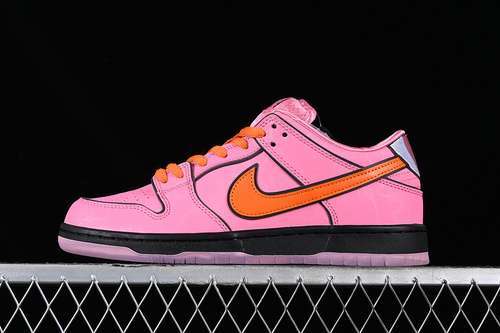 【430】[FD2631-600]-[THE POWERPUFF GIRLS X DUNK LOW PRO SB QS BLOSSOM LOTUS PINK/DIGITAL PINK]